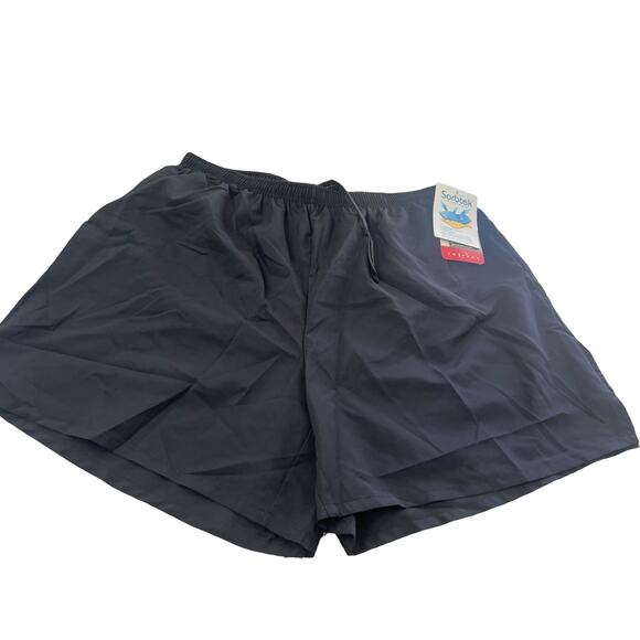 NWT Soffee Sorbtek Reflexx Womens Activewear Elastic Waist Pull On Short Black L - Picture 1 of 10